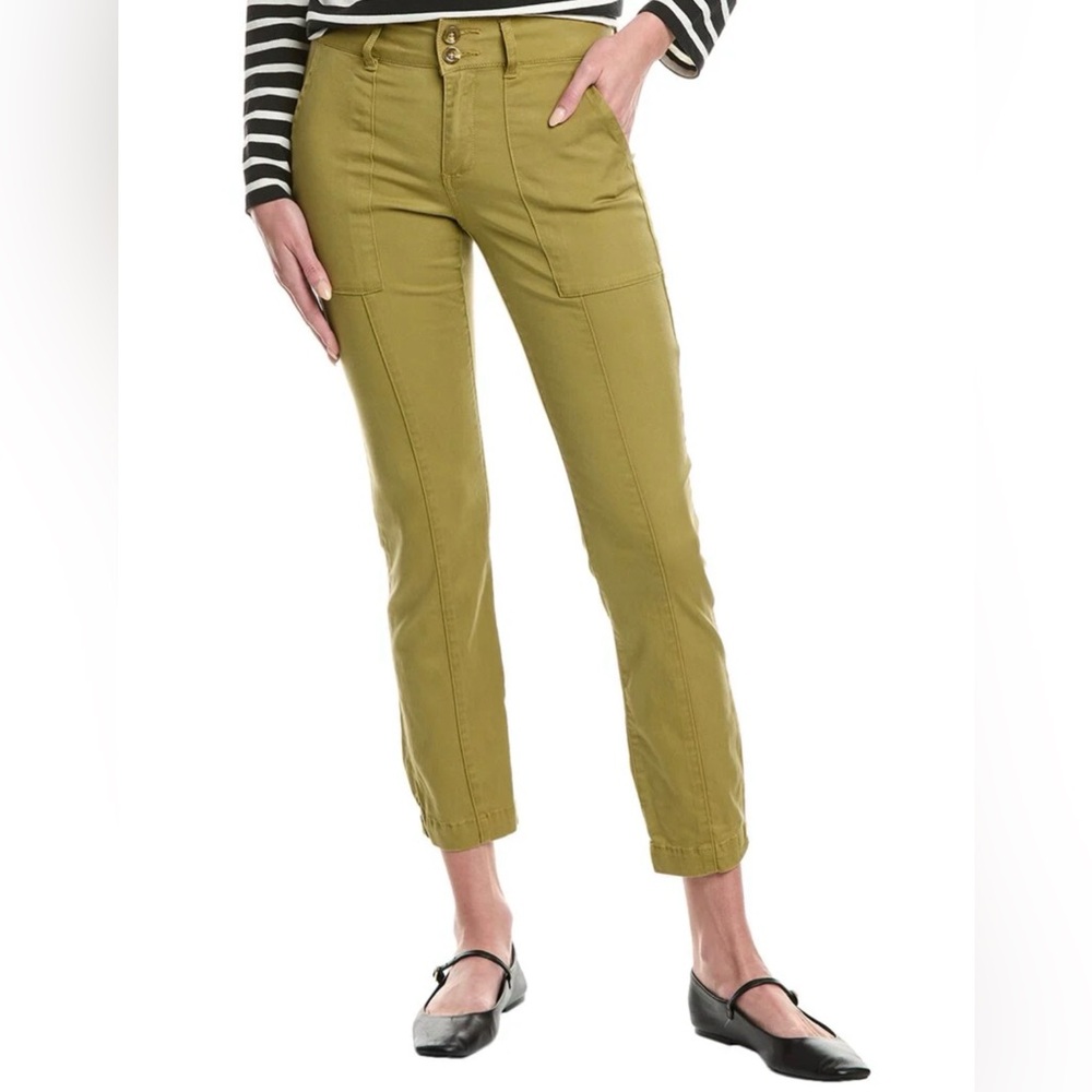 CABI Women Olive Trooper Pant size 4